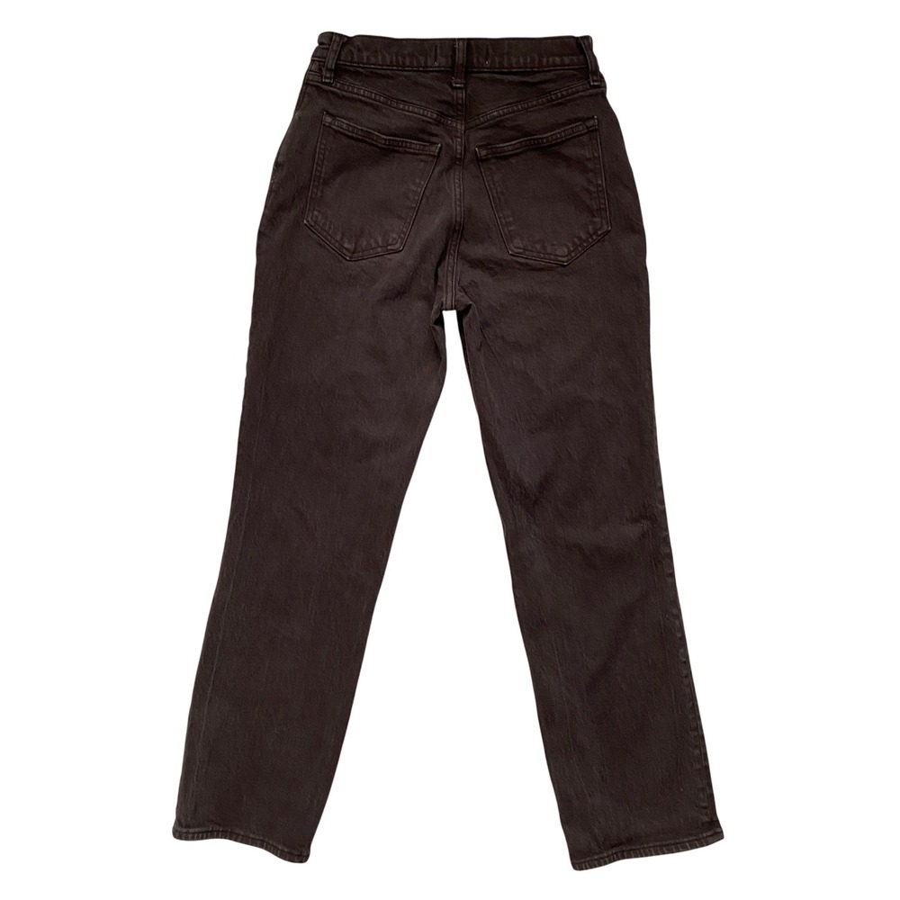 Abercrombie & Fitch The 90s Straight Ultra High Rise Brown Jeans 26/2S 15501304 - Picture 8 of 11